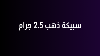 سبيكة ذهب 2.5 جرام