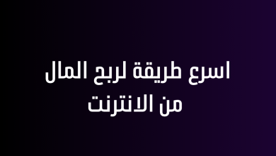 اسرع طريقة لربح المال من الانترنت