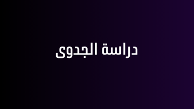 دراسة الجدوى