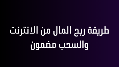 طريقة ربح المال من الانترنت والسحب مضمون