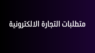 متطلبات التجارة الالكترونية