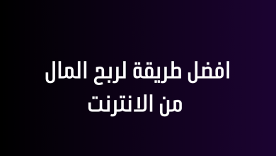 افضل طريقة لربح المال من الانترنت