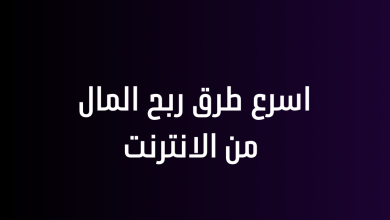 اسرع طرق ربح المال من الانترنت