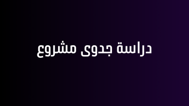 دراسة جدوى مشروع