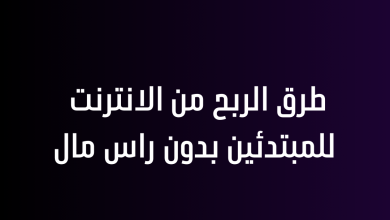 طرق الربح من الانترنت للمبتدئين بدون راس مال