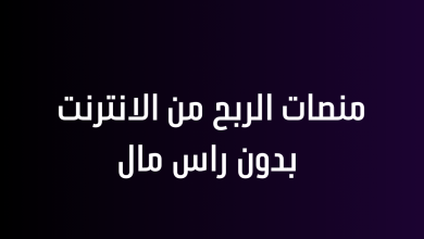 منصات الربح من الانترنت بدون راس مال