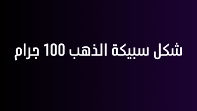 شكل سبيكة الذهب 100 جرام