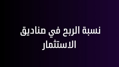 نسبة الربح في صناديق الاستثمار