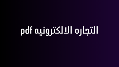 التجاره الالكترونيه pdf