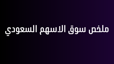 ملخص سوق الاسهم السعودي
