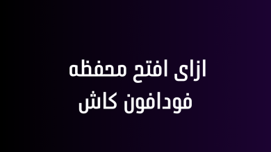 ازاى افتح محفظه فودافون كاش