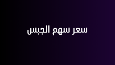 سعر سهم الجبس