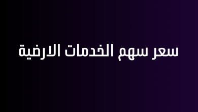 سعر سهم الخدمات الارضية