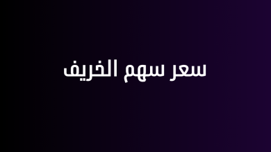 سعر سهم الخريف