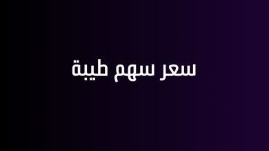 سعر سهم طيبة