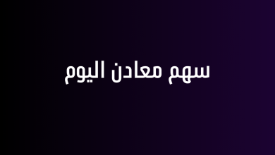 سهم معادن اليوم