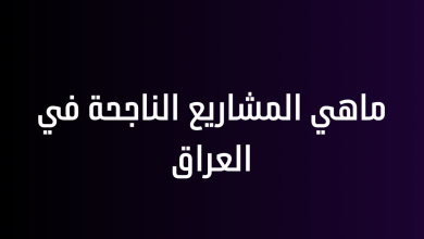 ماهي المشاريع الناجحة في العراق