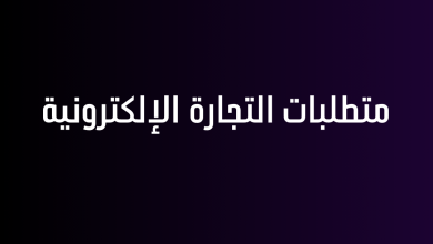 متطلبات التجارة الإلكترونية