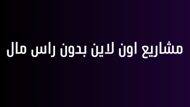 مشاريع اون لاين بدون راس مال